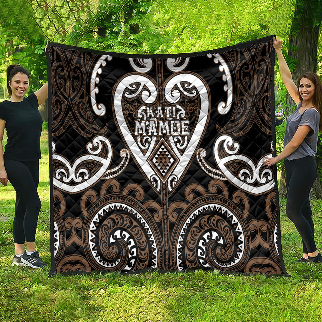 Aotearoa Kati Mamoe Quilt Maori Tribal Pattern