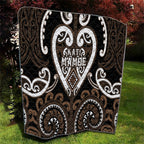 Aotearoa Kati Mamoe Quilt Maori Tribal Pattern