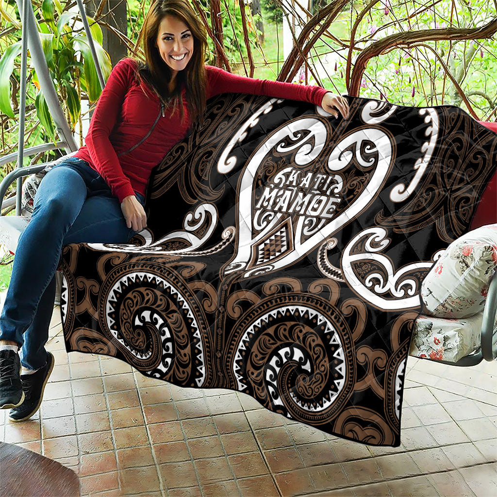 Aotearoa Kati Mamoe Quilt Maori Tribal Pattern