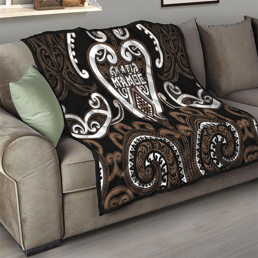 Aotearoa Kati Mamoe Quilt Maori Tribal Pattern