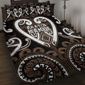 Aotearoa Kati Mamoe Quilt Bed Set Maori Tribal Pattern
