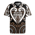 Custom Aotearoa Kati Mamoe Rugby Jersey Maori Tribal Pattern