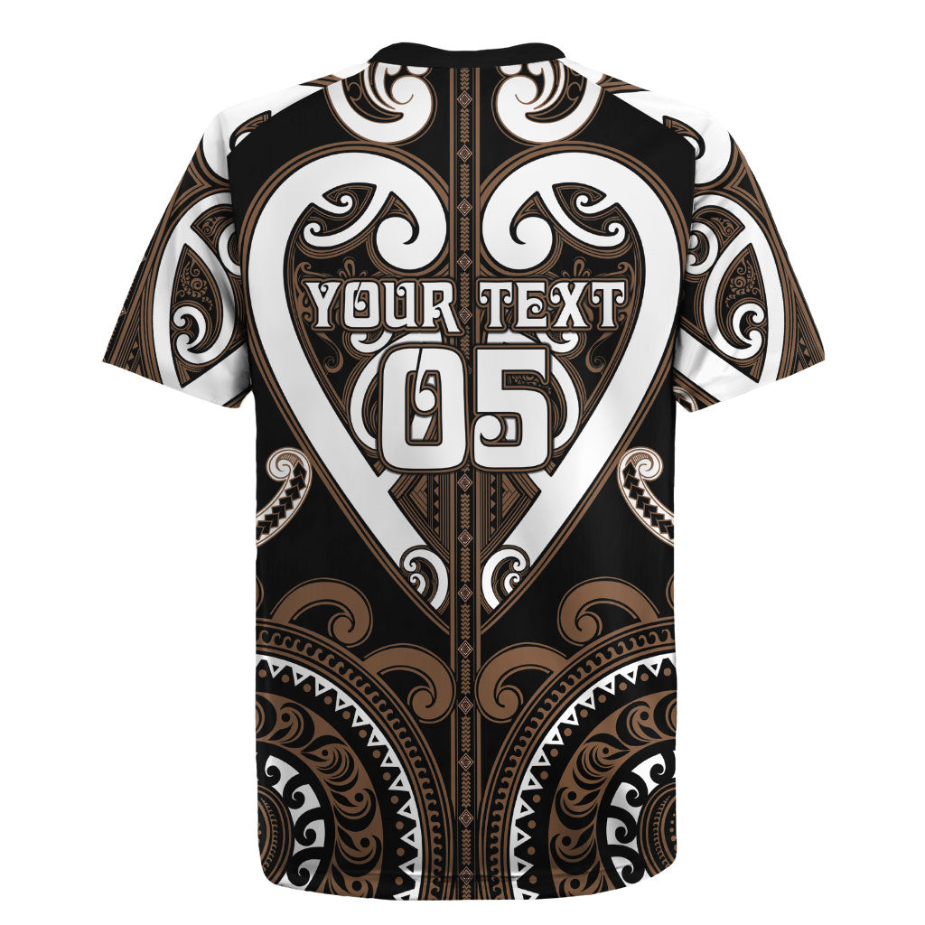 Custom Aotearoa Kati Mamoe Rugby Jersey Maori Tribal Pattern