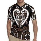 Custom Aotearoa Kati Mamoe Rugby Jersey Maori Tribal Pattern
