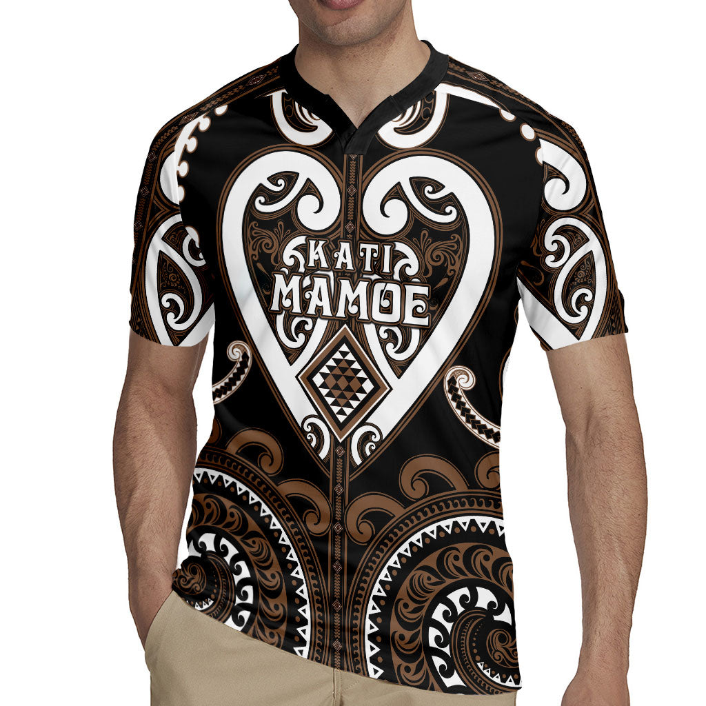 Custom Aotearoa Kati Mamoe Rugby Jersey Maori Tribal Pattern