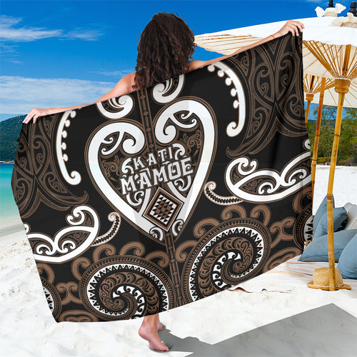 Aotearoa Kati Mamoe Sarong Maori Tribal Pattern