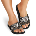 Aotearoa Kati Mamoe Slide Sandals Maori Tribal Pattern