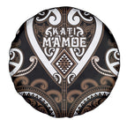 Aotearoa Kati Mamoe Spare Tire Cover Maori Tribal Pattern