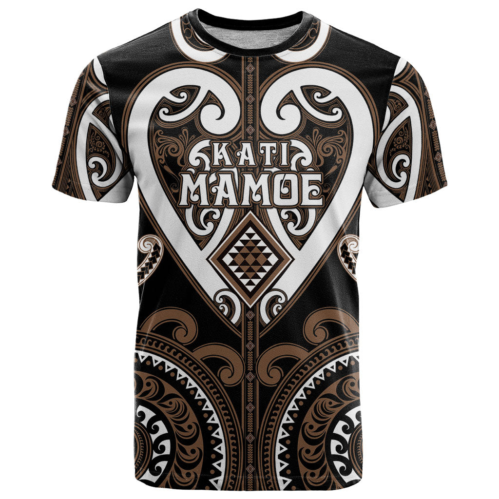 Custom Aotearoa Kati Mamoe T Shirt Maori Tribal Pattern