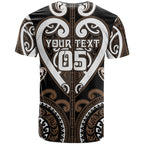 Custom Aotearoa Kati Mamoe T Shirt Maori Tribal Pattern