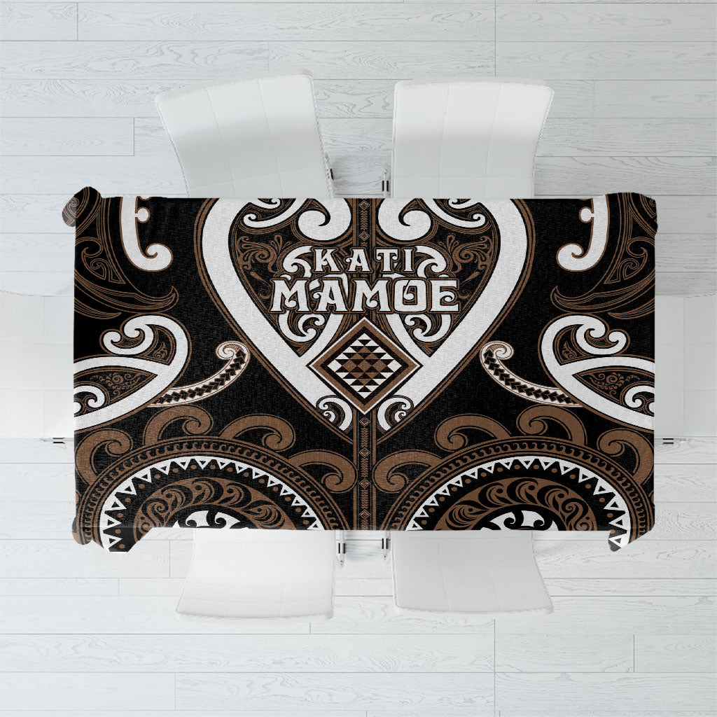 Aotearoa Kati Mamoe Tablecloth Maori Tribal Pattern
