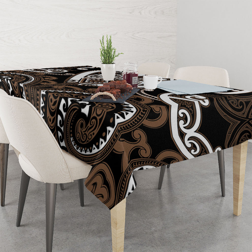 Aotearoa Kati Mamoe Tablecloth Maori Tribal Pattern