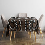 Aotearoa Kati Mamoe Tablecloth Maori Tribal Pattern