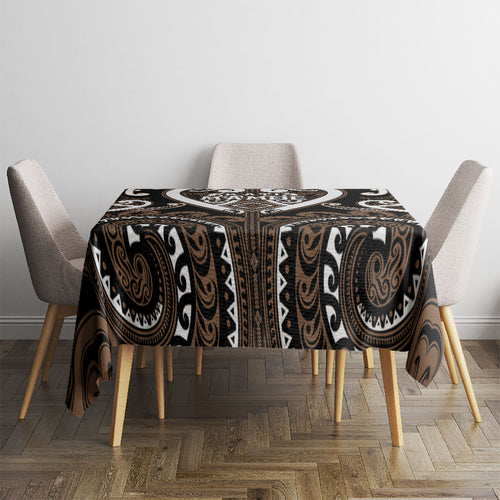 Aotearoa Kati Mamoe Tablecloth Maori Tribal Pattern