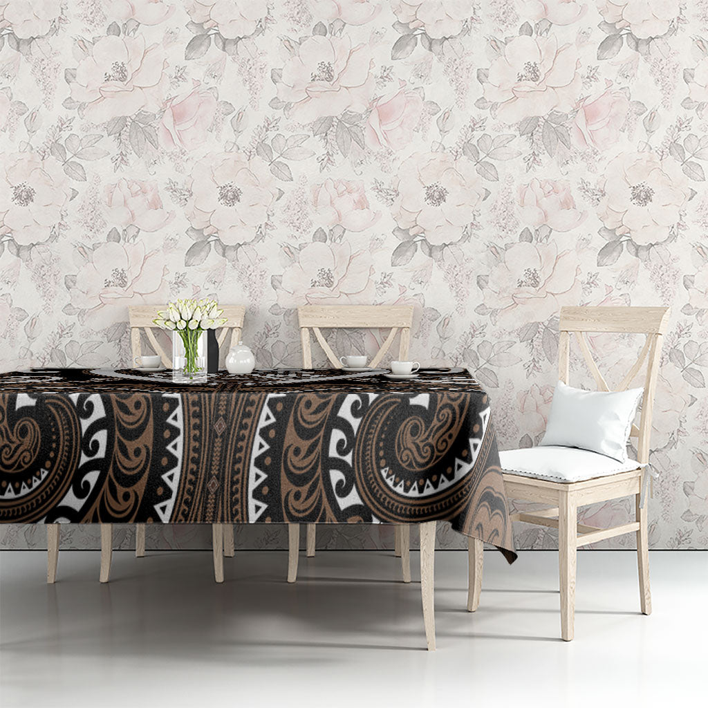 Aotearoa Kati Mamoe Tablecloth Maori Tribal Pattern