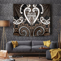 Aotearoa Kati Mamoe Tapestry Maori Tribal Pattern