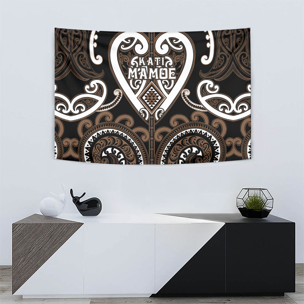 Aotearoa Kati Mamoe Tapestry Maori Tribal Pattern