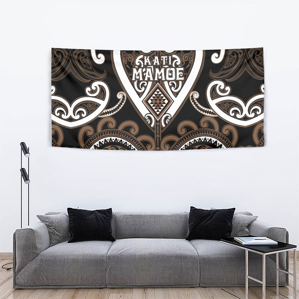 Aotearoa Kati Mamoe Tapestry Maori Tribal Pattern