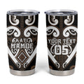 Custom Aotearoa Kati Mamoe Tumbler Cup Maori Tribal Pattern