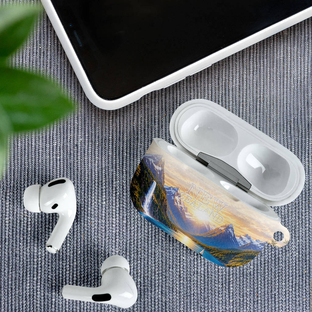 New Zealand Flag AirPods Case Scenic Nature