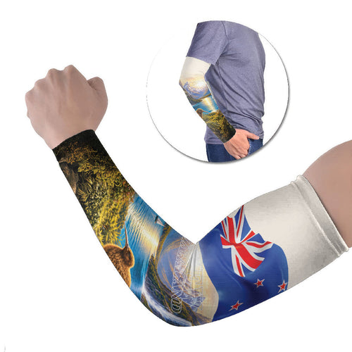 New Zealand Flag Arm Sleeves Scenic Nature