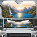 New Zealand Flag Auto Sun Shade Scenic Nature