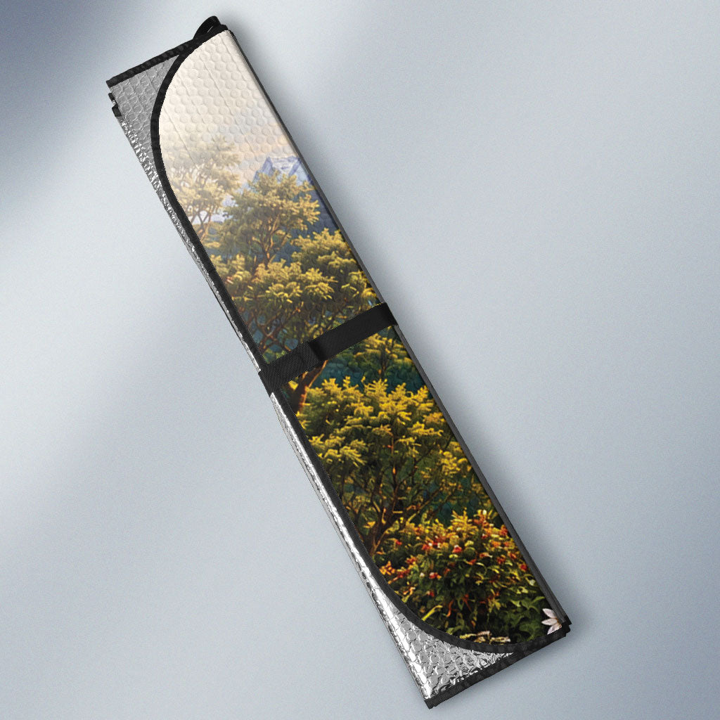 New Zealand Flag Auto Sun Shade Scenic Nature