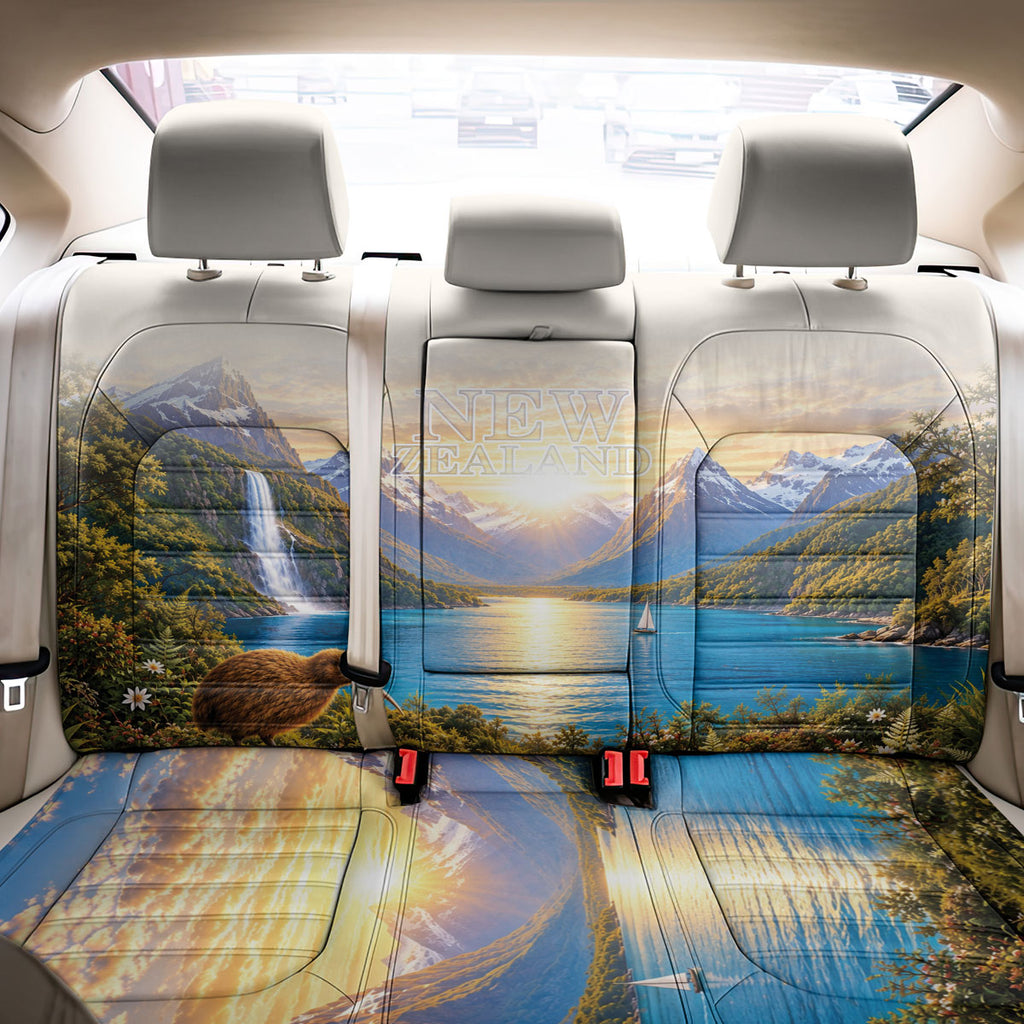 New Zealand Flag Back Car Seat Cover Scenic Nature