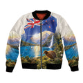 New Zealand Flag Bomber Jacket Scenic Nature