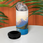 New Zealand Flag 4 in 1 Can Cooler Tumbler Scenic Nature