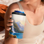 New Zealand Flag 4 in 1 Can Cooler Tumbler Scenic Nature