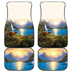 New Zealand Flag Car Mats Scenic Nature