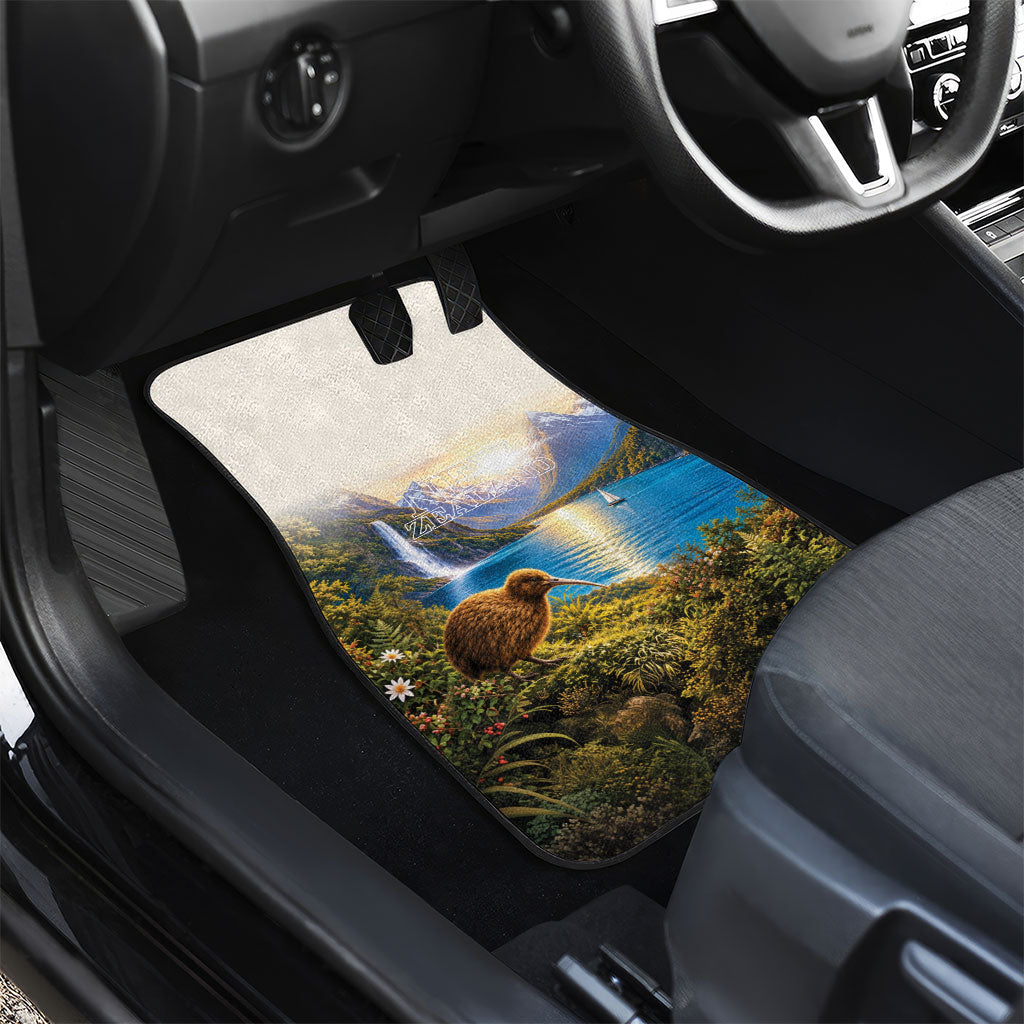 New Zealand Flag Car Mats Scenic Nature