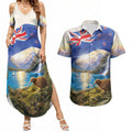 New Zealand Flag Couples Matching Summer Maxi Dress and Hawaiian Shirt Scenic Nature