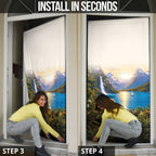 New Zealand Flag Door Cover Scenic Nature