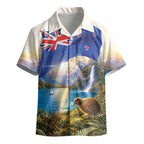 New Zealand Flag Kid Hawaiian Shirt Scenic Nature