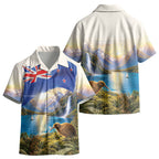 New Zealand Flag Kid Hawaiian Shirt Scenic Nature
