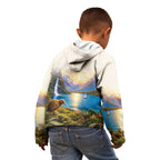 New Zealand Flag Kid Hoodie Scenic Nature