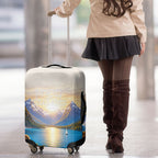 New Zealand Flag Luggage Cover Scenic Nature