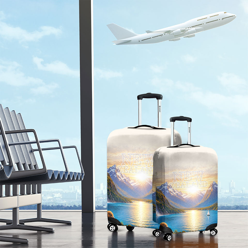 New Zealand Flag Luggage Cover Scenic Nature