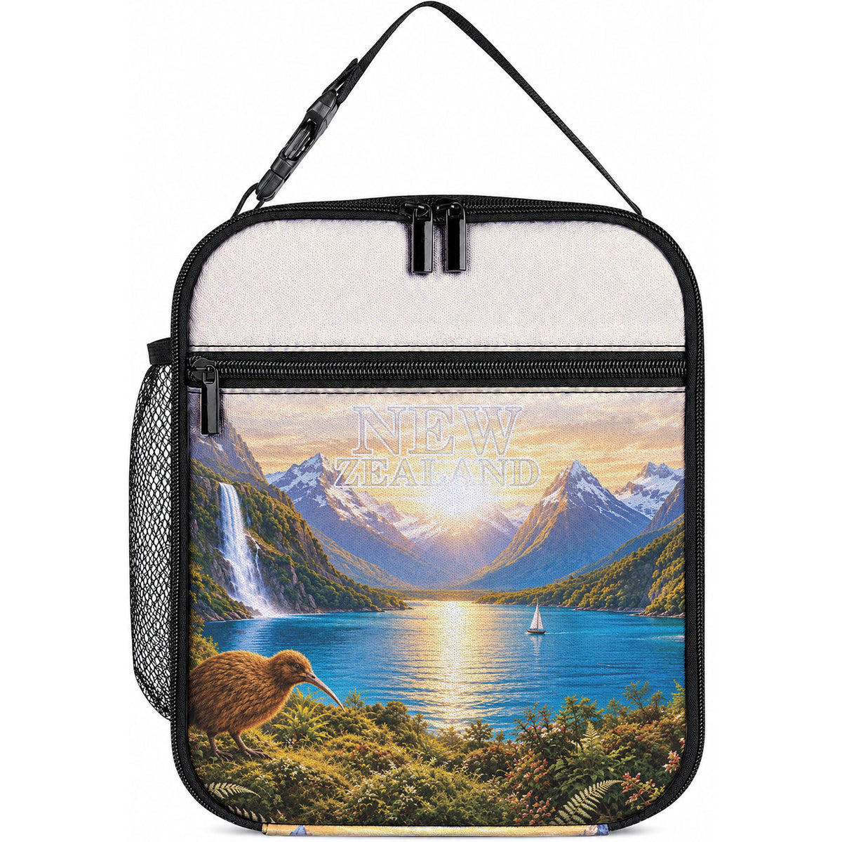 New Zealand Flag Lunch Bag Scenic Nature