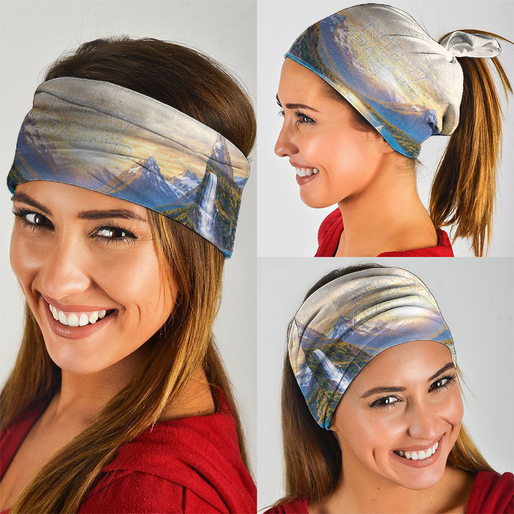 New Zealand Flag Neck Gaiter Scenic Nature