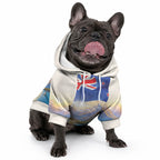 New Zealand Flag Pet Hoodie Scenic Nature