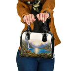New Zealand Flag Shoulder Handbag Scenic Nature