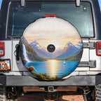 New Zealand Flag Spare Tire Cover Scenic Nature