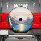 New Zealand Flag Spare Tire Cover Scenic Nature