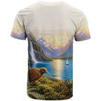 New Zealand Flag T Shirt Scenic Nature