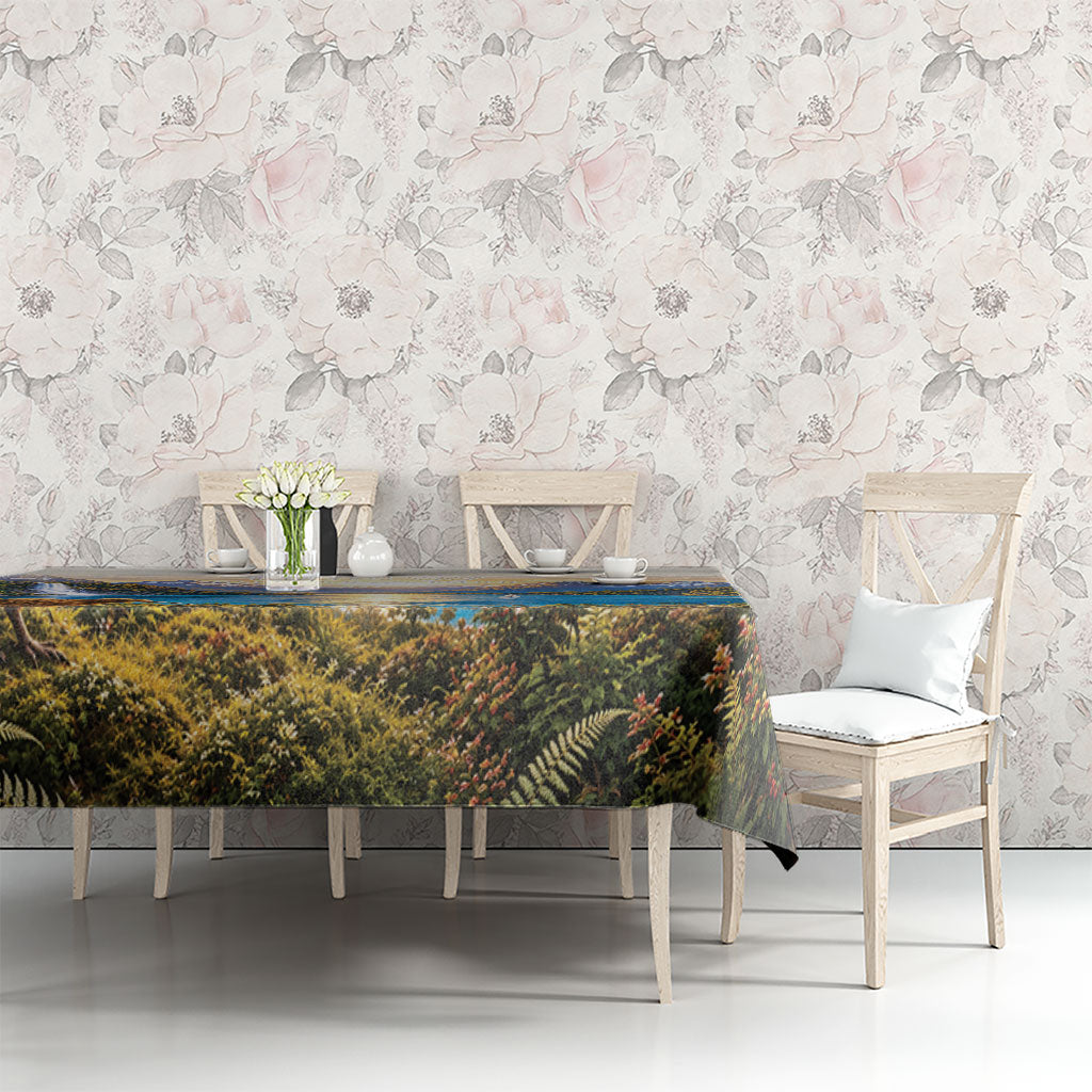 New Zealand Flag Tablecloth Scenic Nature
