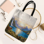 New Zealand Flag Tote Bag Scenic Nature