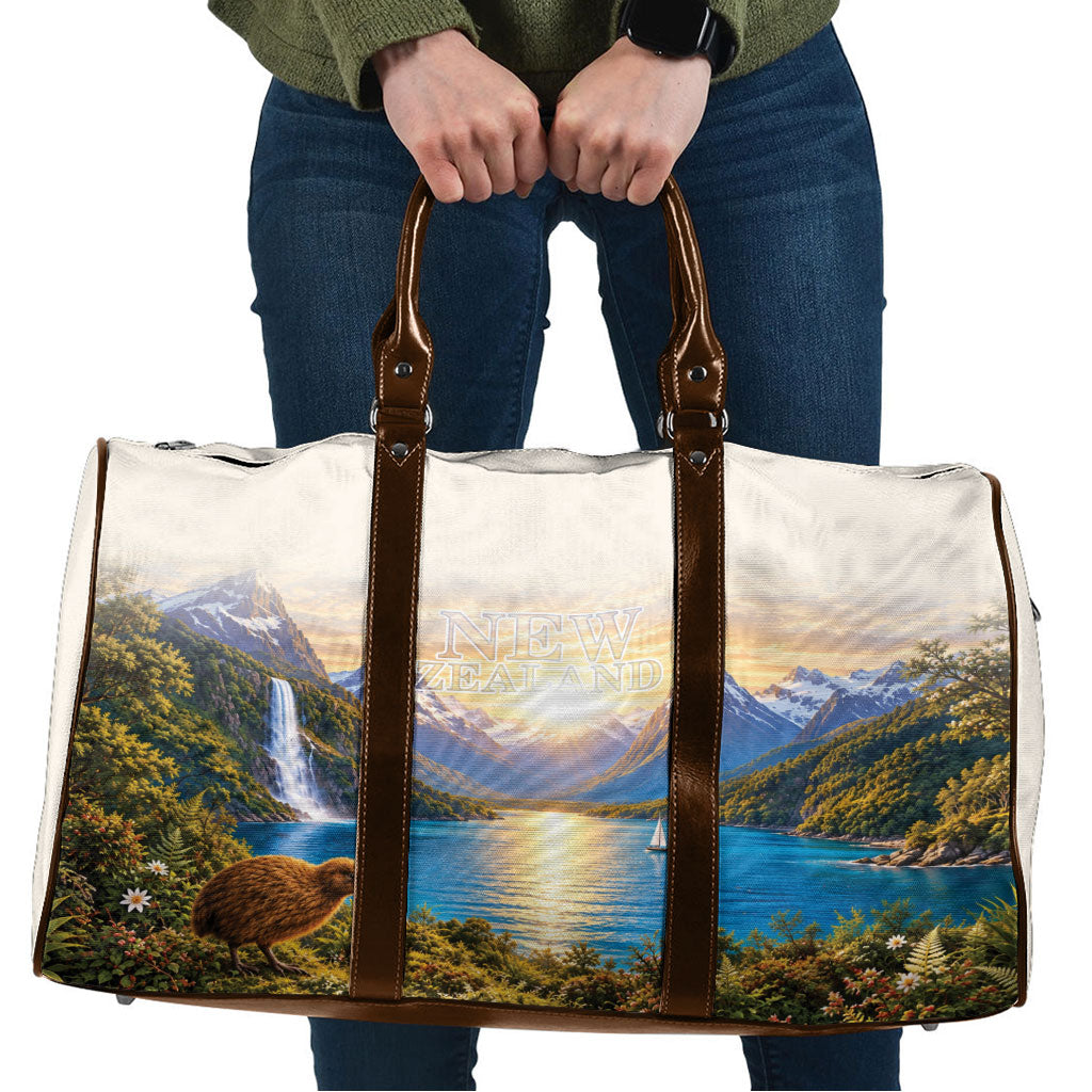 New Zealand Flag Travel Bag Scenic Nature